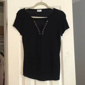 Edgy black t shirt!!